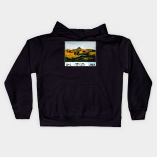 Vintage Travel - Western Scotland Kids Hoodie